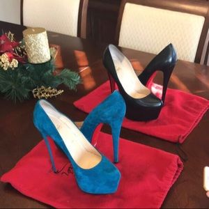 LOUBOUTIN DAFODIL size 38. Fits a 7.5 ...